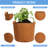 Taten 5 Gallon mix Black, Ginger, Green Chemical Fiber Grow Bags-96221511