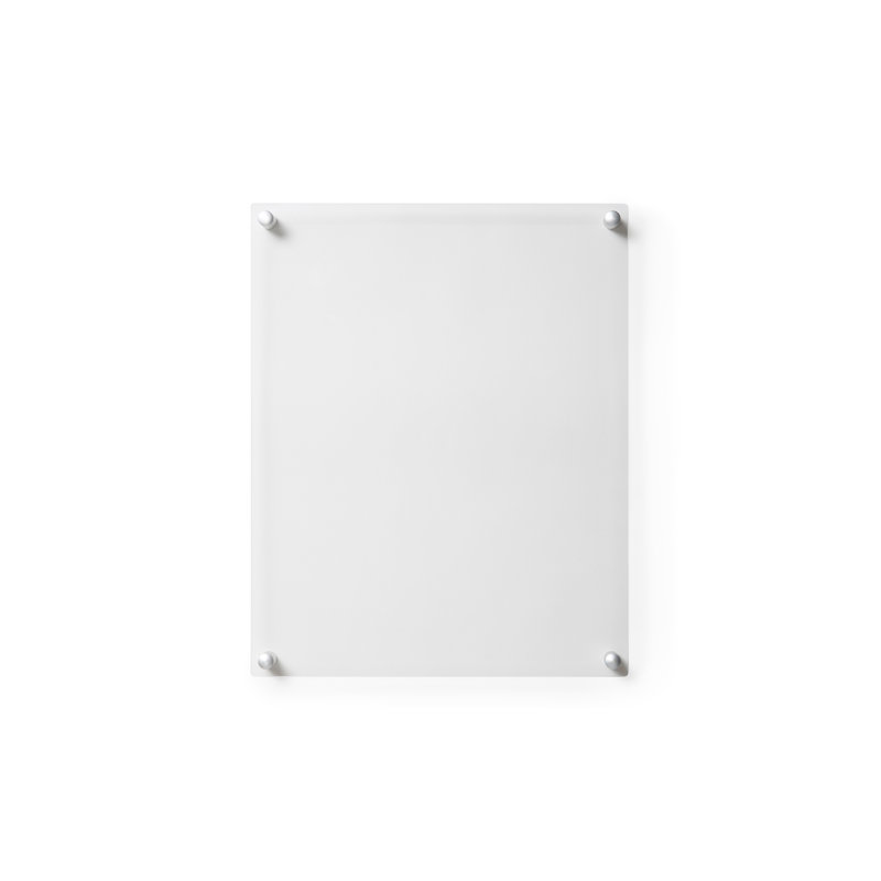 Cadre photo flottant en acrylique transparent, 8 po x 10 po, Transparent / or