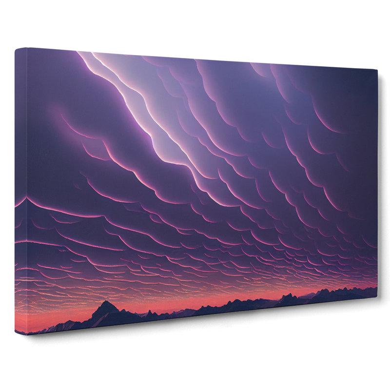 Alert Clouds - Wrapped Canvas, 50cm H x 76cm W x 3cm D