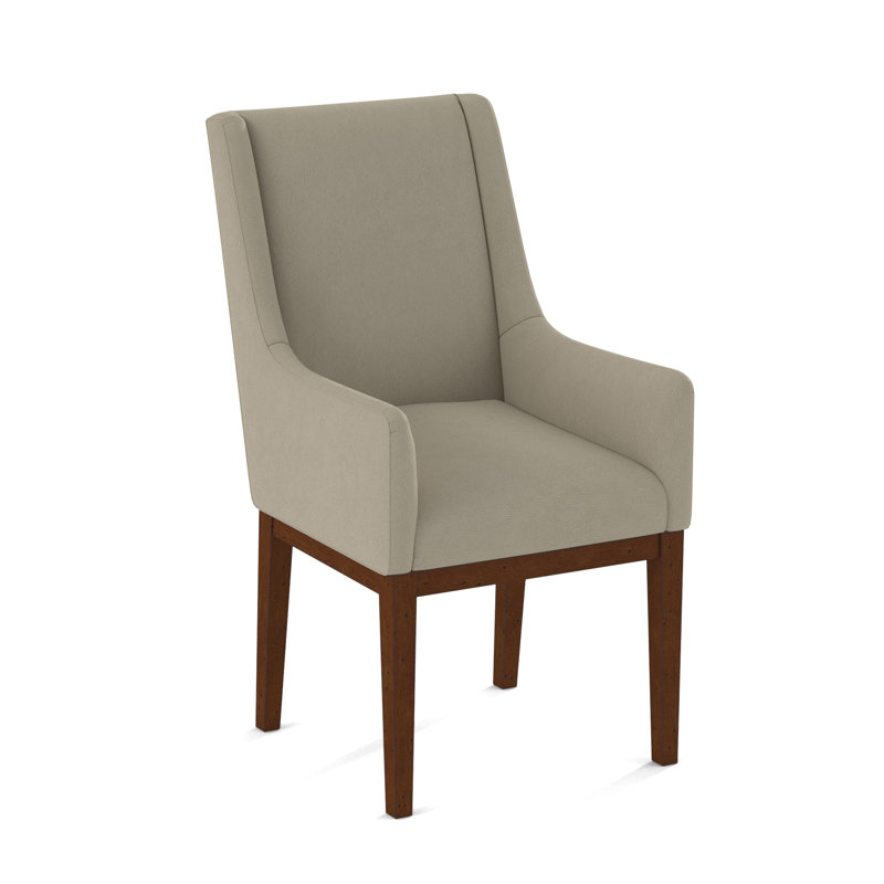 Upholstered Arm Chair, Rumor Dymond Dust, Weathered Gray