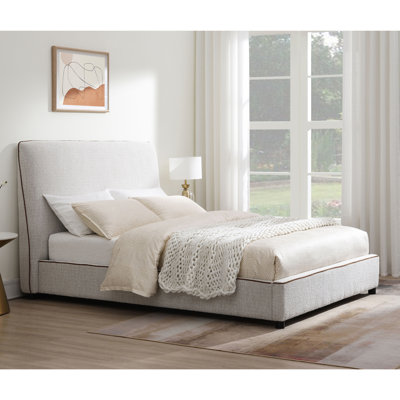 Lit plateforme tapissier Zoey