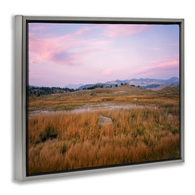 Cadre flottant Morning Light, Rock & Grasses, design par Jim Becia