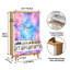 Rangement pour chaussures avec 3 tiroirs rabattables pour un range-chaussures en pastel abstrait et violet