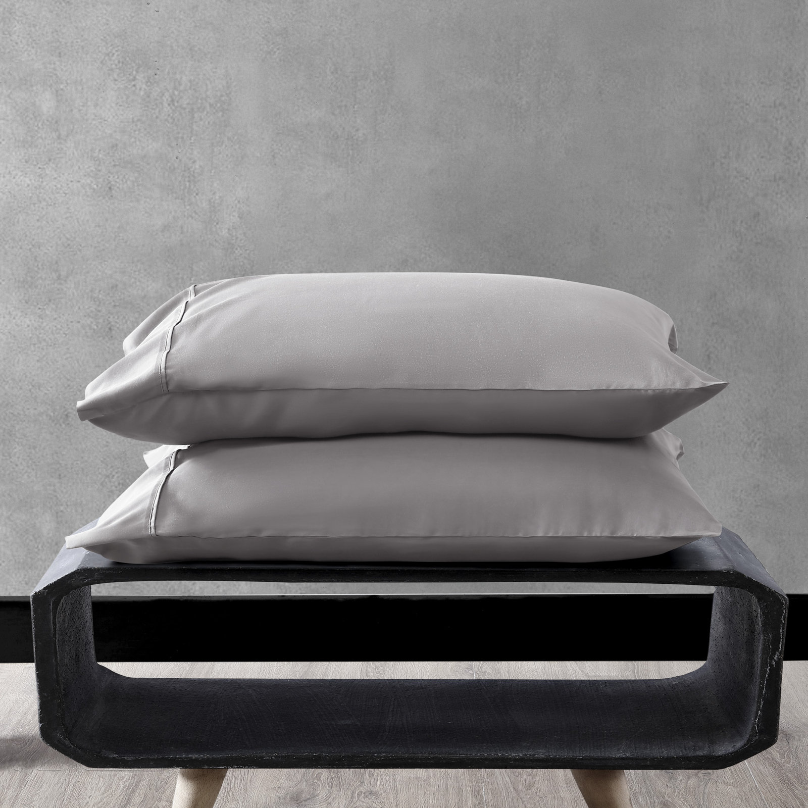Laflin Sateen - Set of 2, Standard, Silver