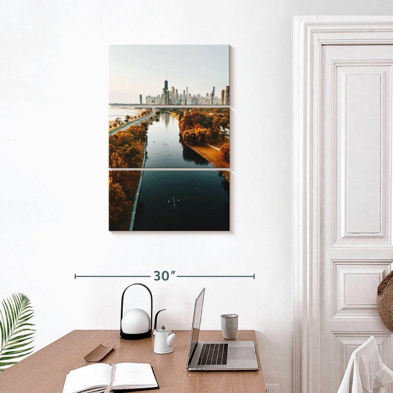 Sirci Chicago Autumn City, H 32 po x l 20 po
