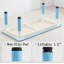 Ensemble de table et de chaises pour enfants 47 po, 47 po, réglable en hauteur avec rangement et bureau Graffiti pour l'artisanat, bleu-1440763592