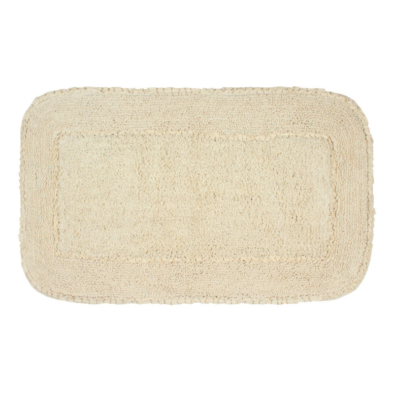 Maytham Bath Rug, Ivory, Rectangle - 21" W x 34" L