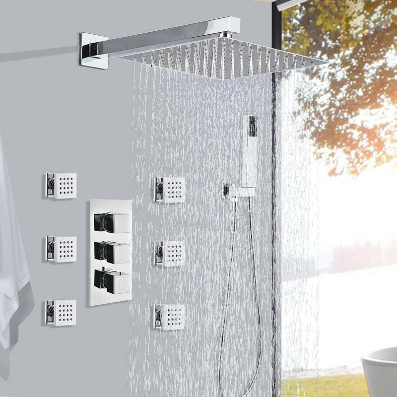 Thermostatic All-In-One Kit with Rough in-Valve