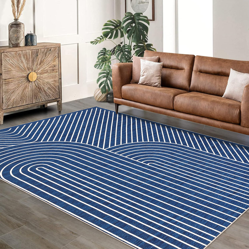 Blue, Rectangle 8' x 10'