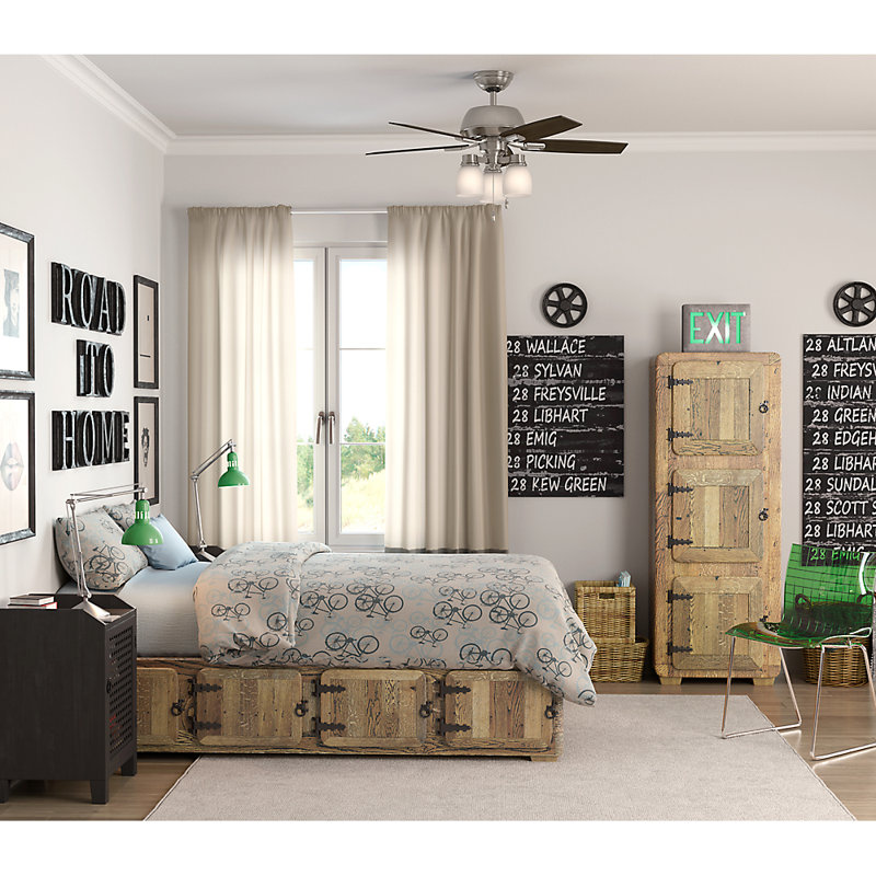 Onyx Bengal 44" Ceiling Fan with LED Light Kit