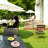 Square Propane Smokeless Fire Pit Table with Hidden Fuel Tank