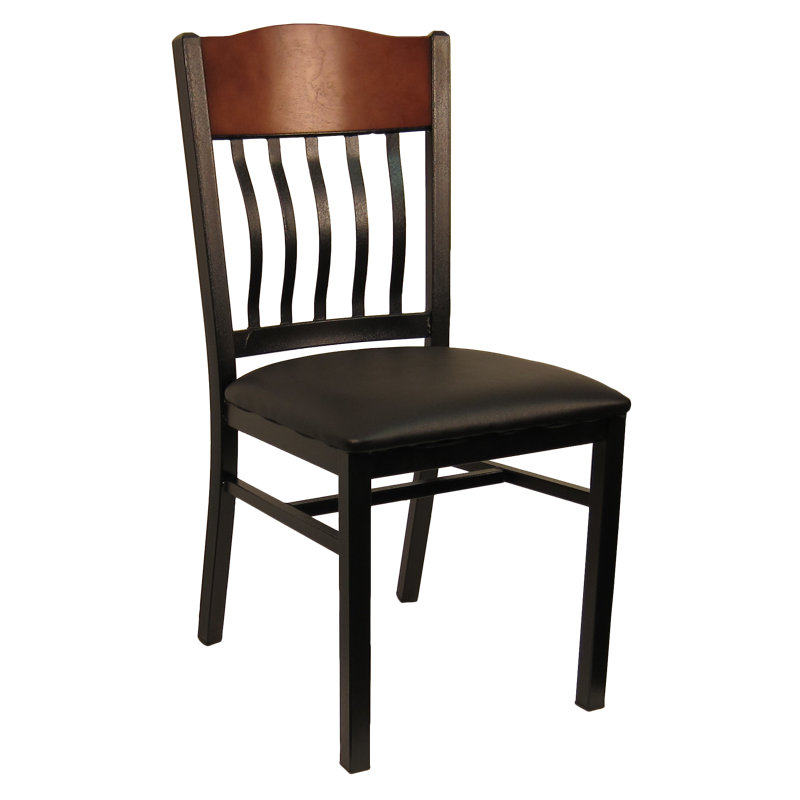 18'' H Upholstered Metal Side Chair