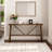 Fawaka 63"W Long Farmhouse Solid Wood Console Table,Natural Color-28813928