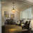 3-light Glass Kitchen Island Pendant