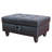 Faux Leather Ottoman-70231554