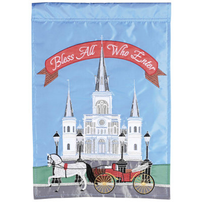 Drapeau de la cathédrale Saint-Louis «Bless All»