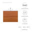 Meuble-lavabo mural Modway Scenic-1725739431