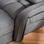 Canapé-lit convertible, fauteuil inclinable rembourré avec coussin