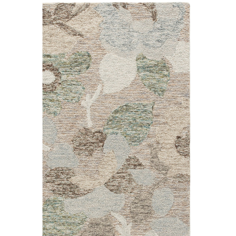 Metro 759 Hand Tufted 80% Wool; 20% Cotton Floral Rug, 4'-0" X 6'-0" Rectangle