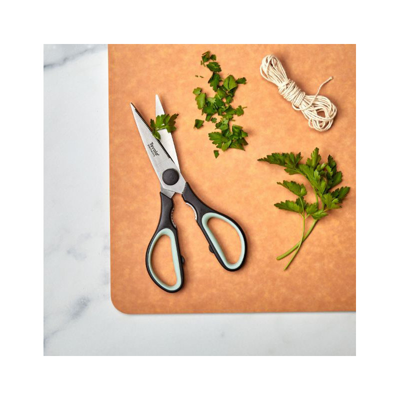 Ciseaux de cuisine avec gaine bleue et noir Elements