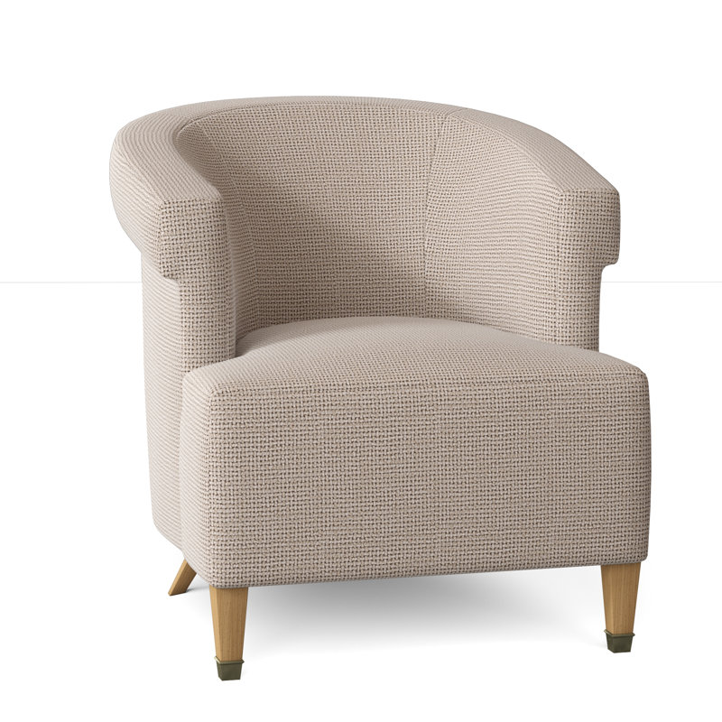 Madame 30.5" Wide Armchair, Elise Flax, Amber