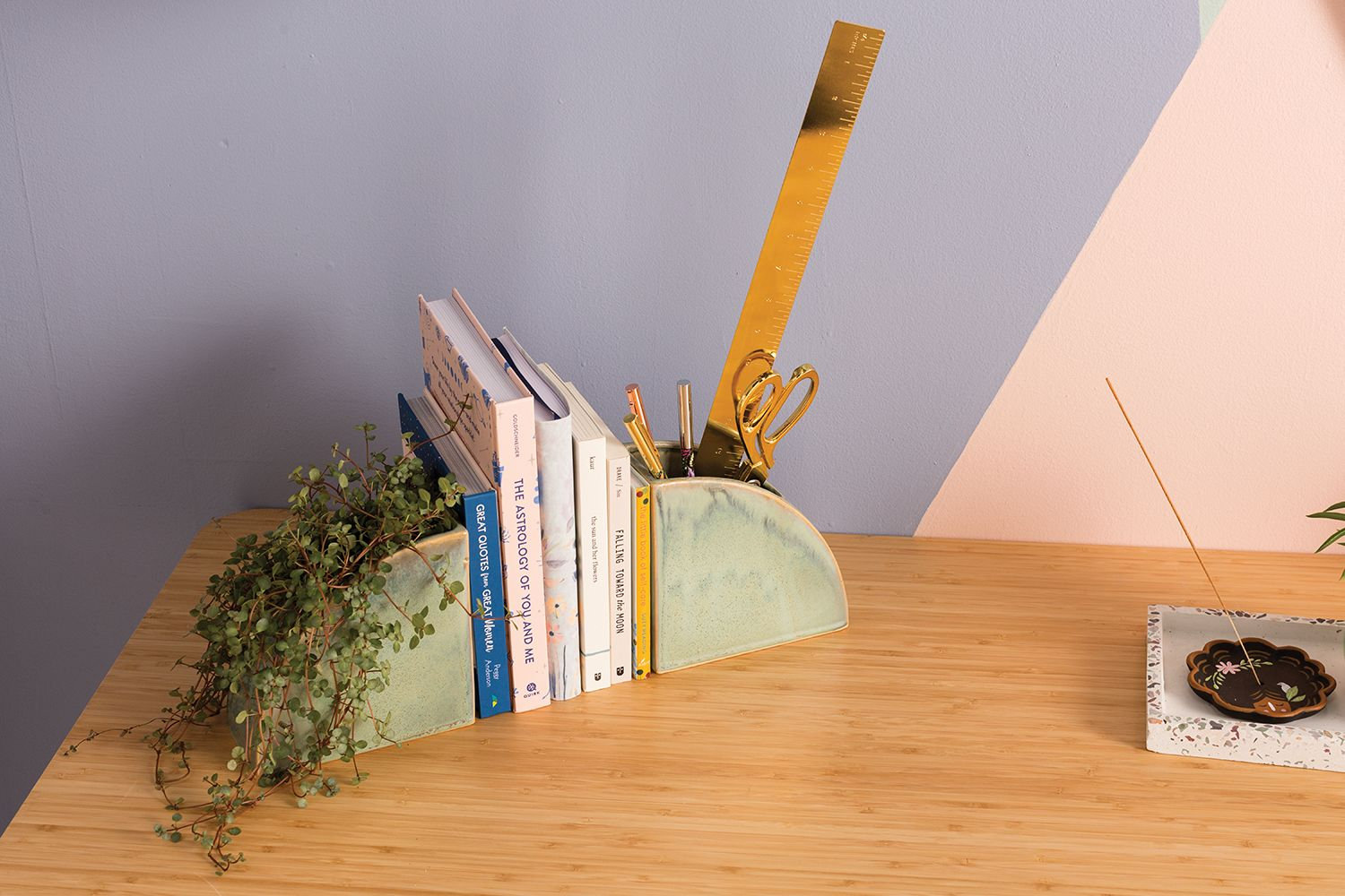 Isle Ceramic Bookends