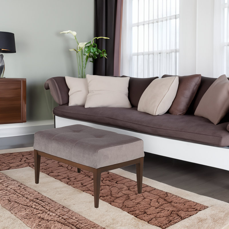 Zydia Velvet Fabric Upholstered Bench