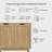 59.09" W 4-Door Buffet Sideboard