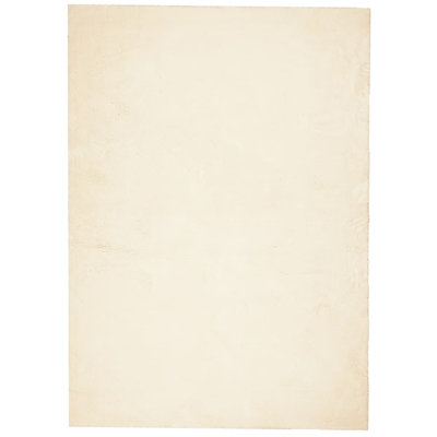 Rug "HUARTE" Short Pile Soft and Washable Cream