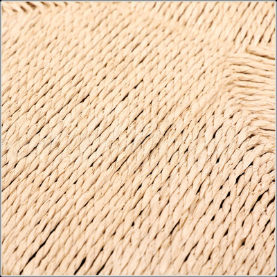 Ensemble de 2 tabourets de bar sans dossier pour corde de papier pour comptoir de cuisine