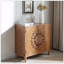 Armoire 2 portes en bois sculpté