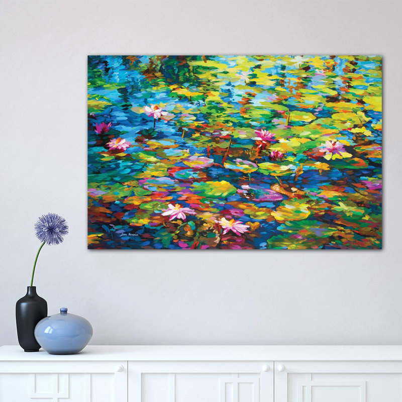 Energy, Fragrance & Color 1 Piece Wrapped Canvas Painting, 45.72cm H x 66.04cm W x 1.91cm D