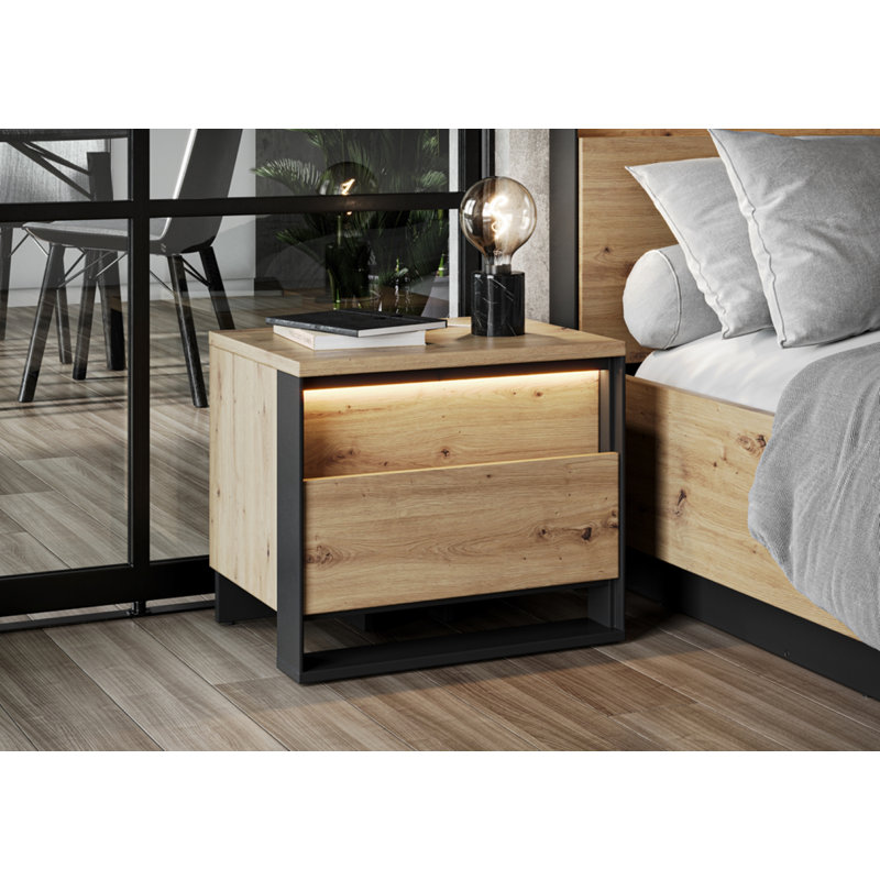 QUANT BEDROOM 55 cm W Bedside Table