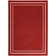 Argentino Abstract Machine Woven Chenille Area Rug in Red