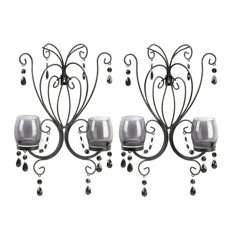 Ensemble de 2 appliques murales minuit Elegance