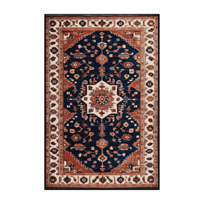 Tapis brun turc lavable à la machine