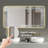 48*24In  Led Bathroom Mirror, Corrosion-Resistant, Three-Color Dimmable, Backlit Mirror With One-Touch Demist Function-2104930129