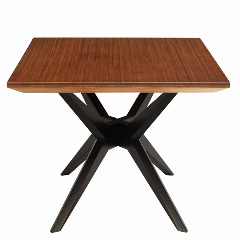 Table de salle à manger Rodney, cuivre et gris anthracite