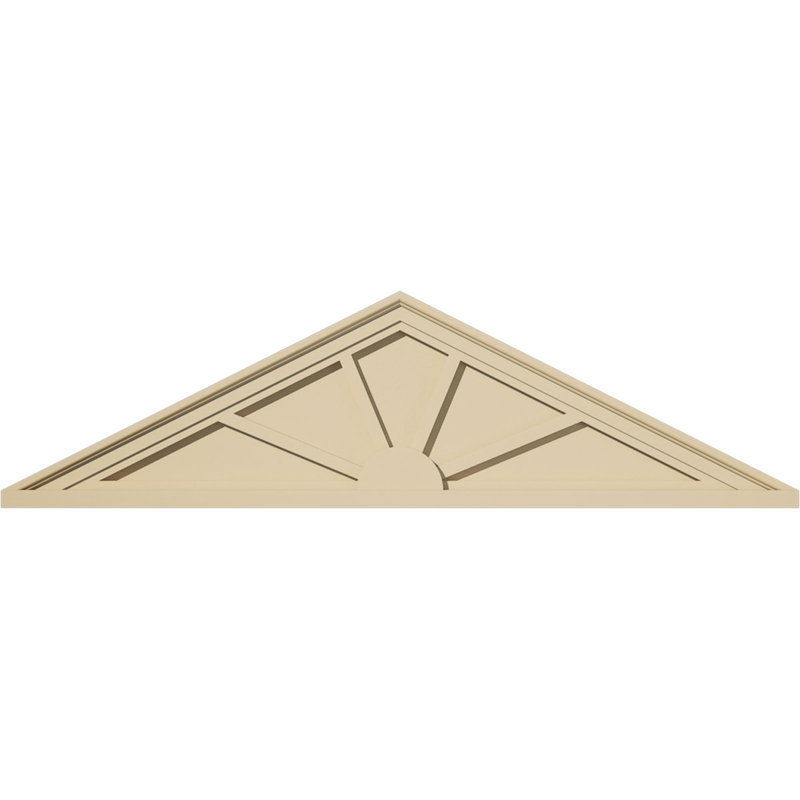 Fronton en uréthane Signature, 46 po x 12,5 po x 2 po, Aucune, 4 rayons