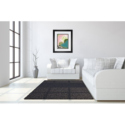 Art mural Serene Bloom - 34 po x 40 po - cadre noir