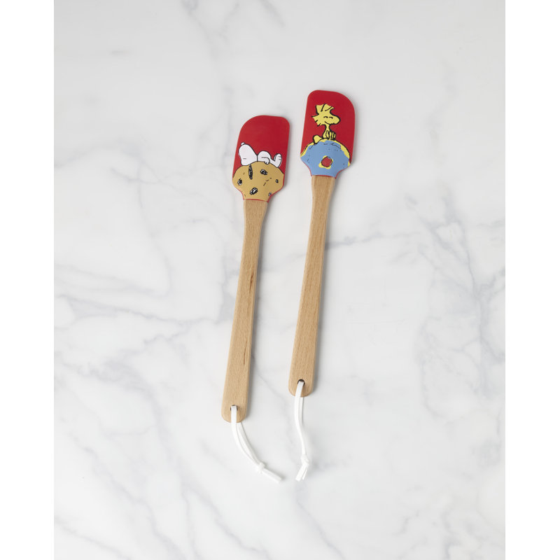 Lenox Chef Snoopy Spatulas, Set of 2, Red
