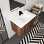 Meuble-lavabo à fixation flottante avec lavabo-678845151