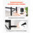 Marble Console Table Modern Narrow Long Console Table With Power Outlet