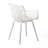 Poppy Chair For Outdoor Meal - White, Polypropylene Material, Stable And Fashionable Dining White Color, Weather-, Construction-170518271