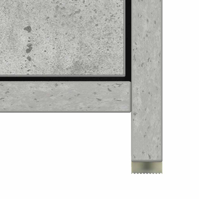 Aminu Bathroom Storage, Concrete Gray