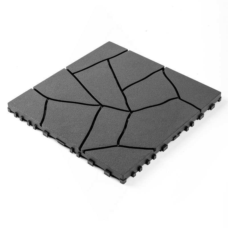 Stone Style 12" Deck Tiles, Gray