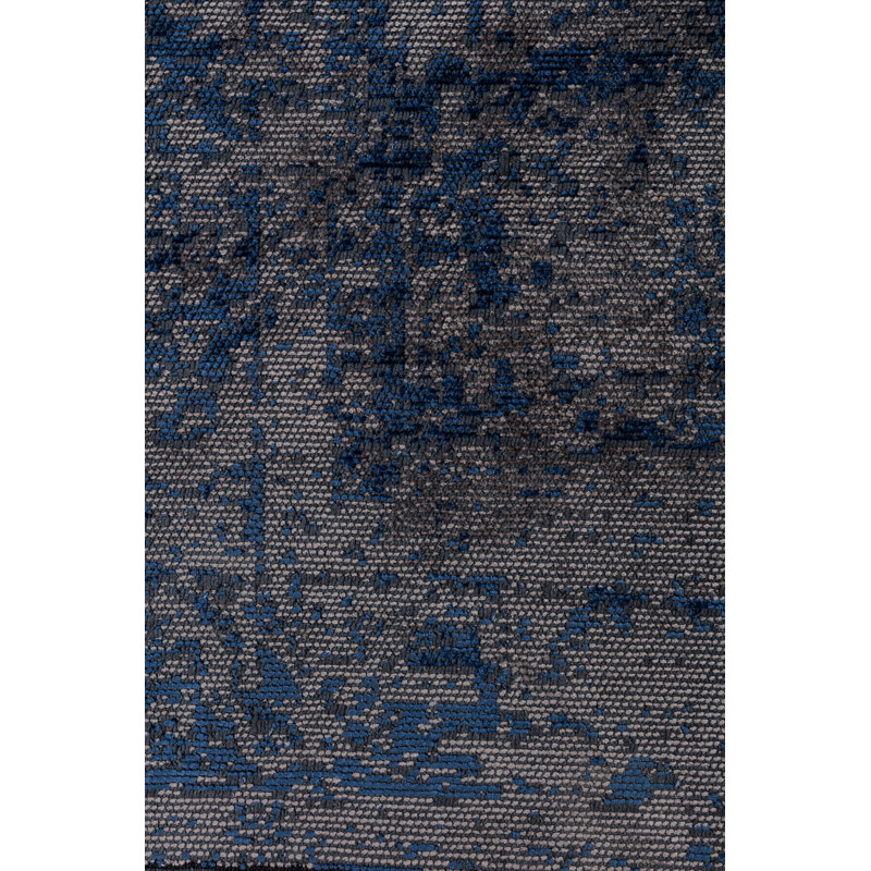 Rapture Gray/Blue Abstract Luxury Area Rug, Rectangle 7'10" x 9'10"