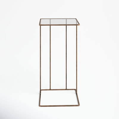 Margos Glass Top End Table