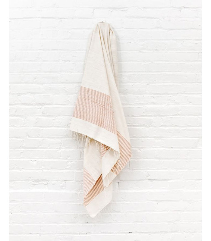 Riviera Cotton Bath Towel, Red