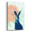 «Pink Waratah and Blue Rabbit» par trudy riz, art mural en verre acrylique-1266462910